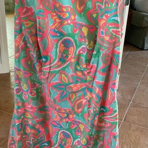 Colorful Paisley Maxi Dress